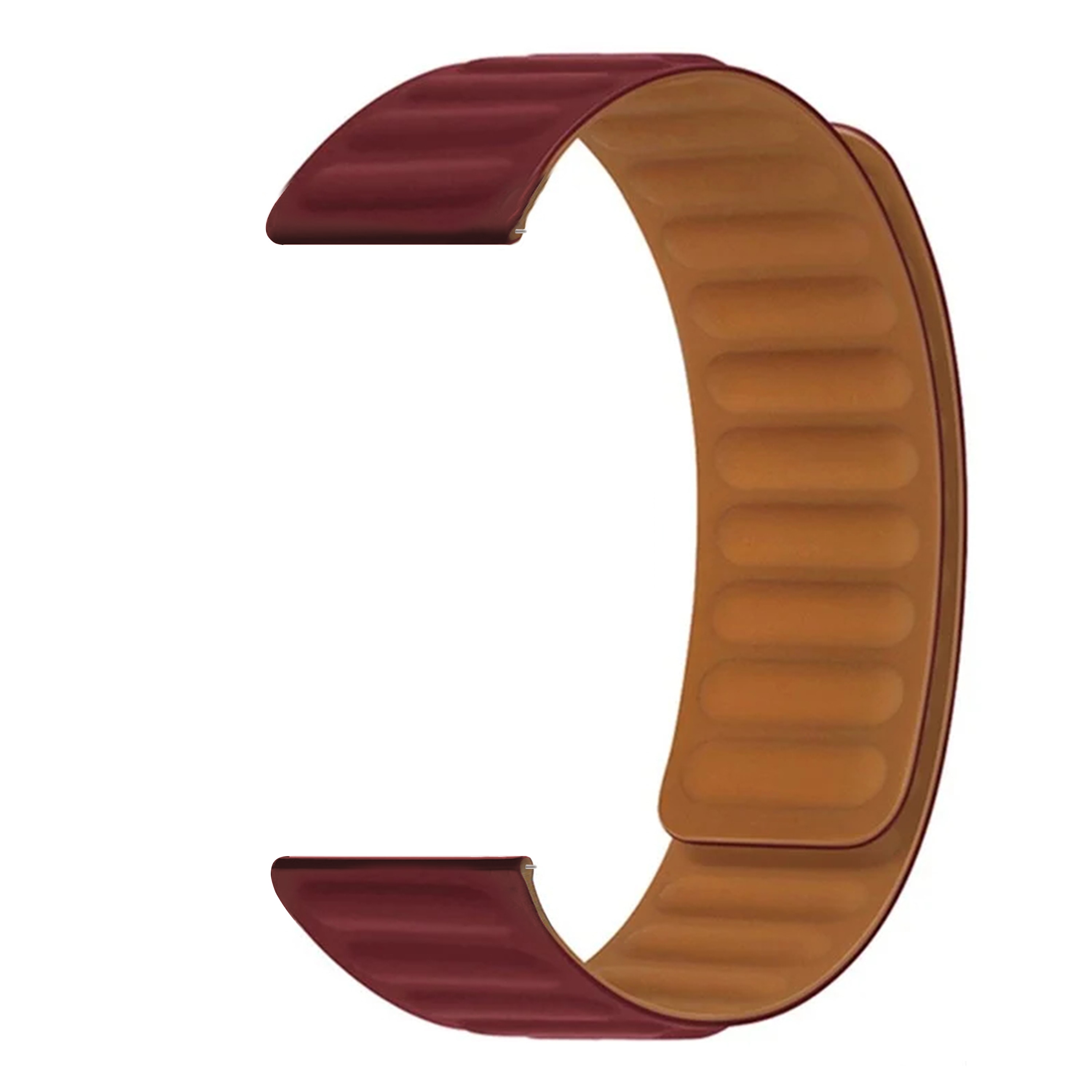 Magnetiskt silikonarmband Polar Unite vinröd