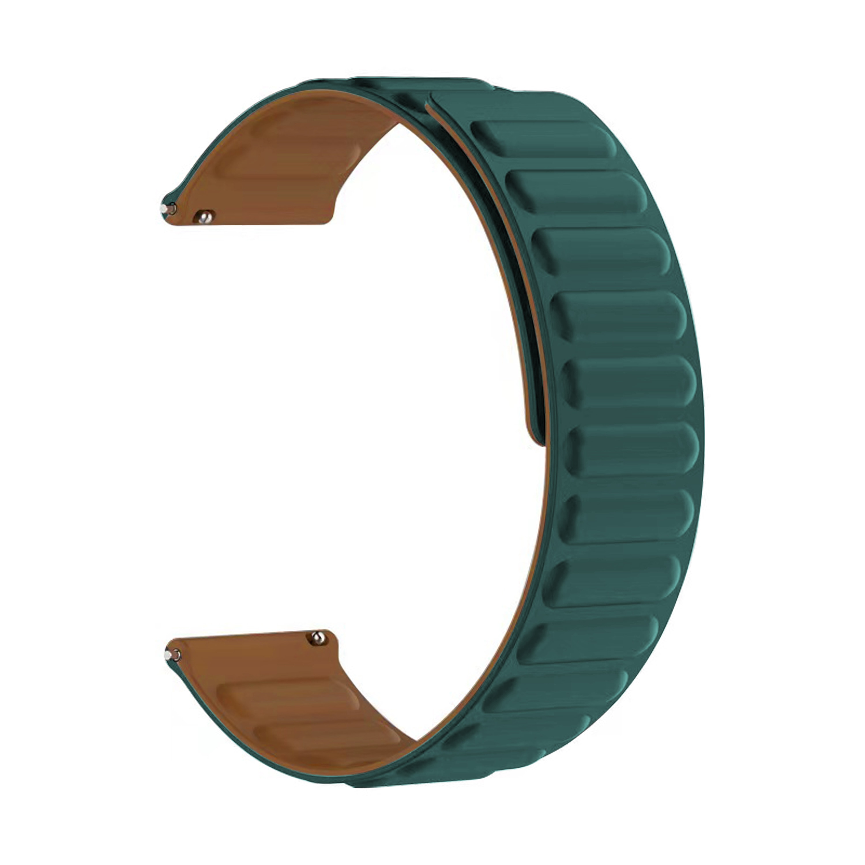 Magnetiskt silikonarmband Universal 20mm grön