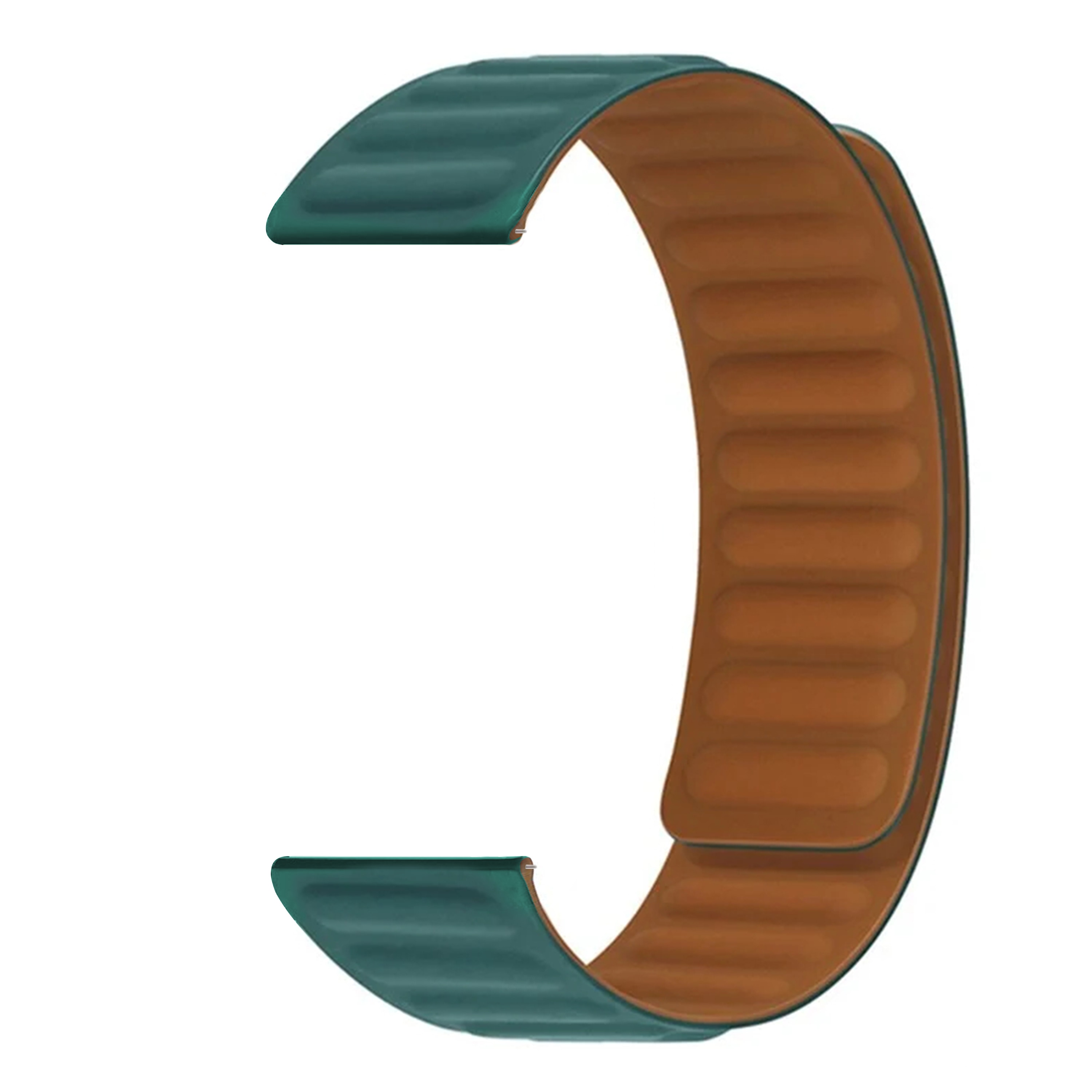 Magnetiskt silikonarmband Universal 20mm grön