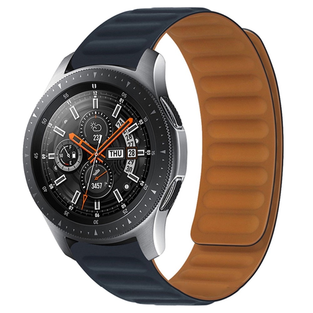 Magnetiskt silikonarmband Samsung Galaxy Watch 4 40/42/44/46mm svart