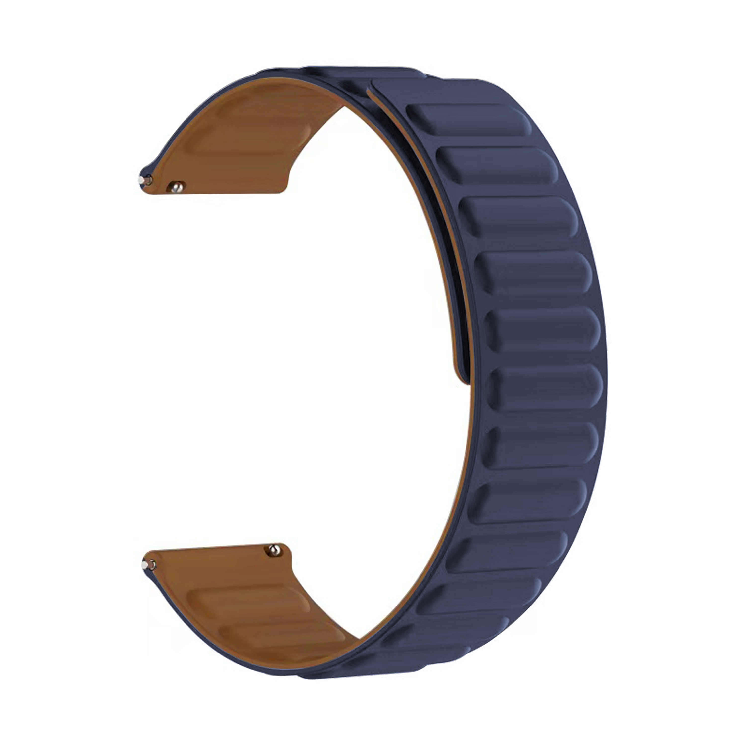 Magnetiskt silikonarmband Amazfit GTS 4 Mini mörkblå