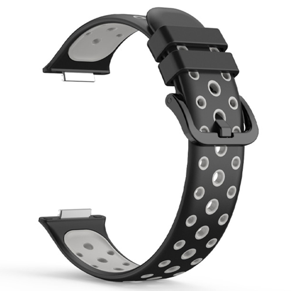 Silikonarmband Sport Huawei Watch Fit 2 svart