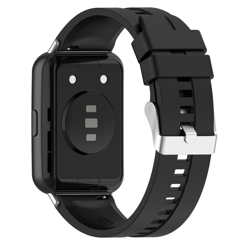 Silikonarmband Huawei Watch Fit 2 svart