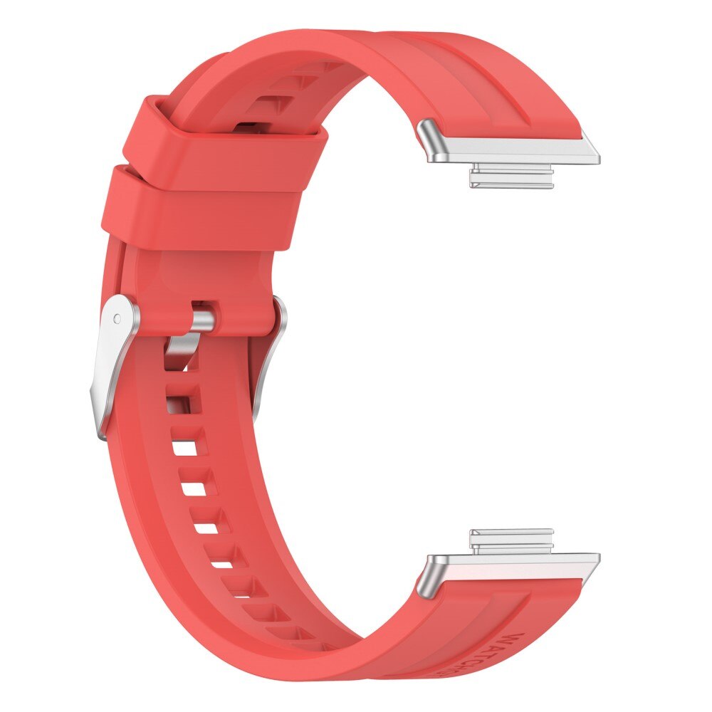 Silikonarmband Huawei Watch Fit 2 Röd