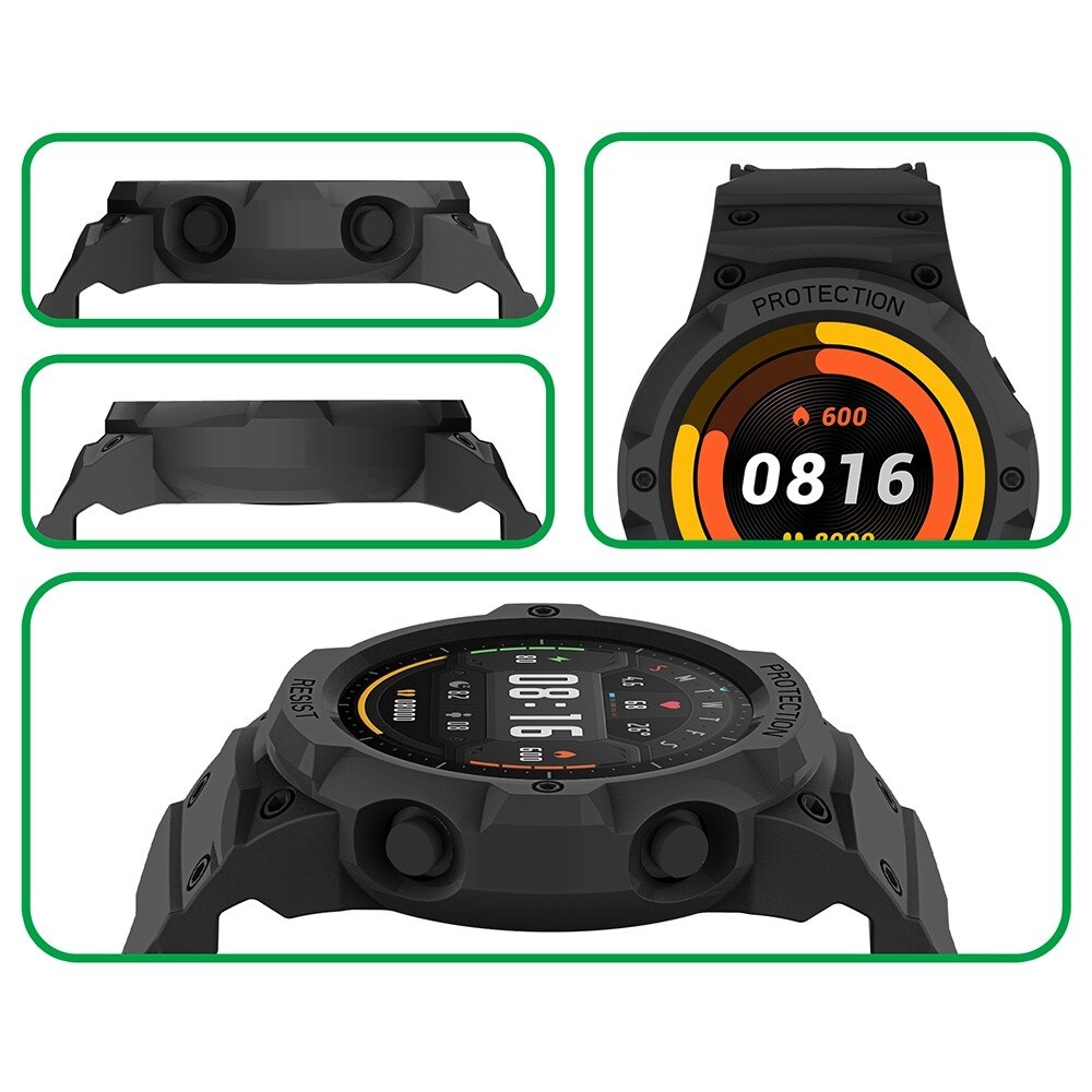 Xiaomi Mi Watch Adventure Skal+Armband svart