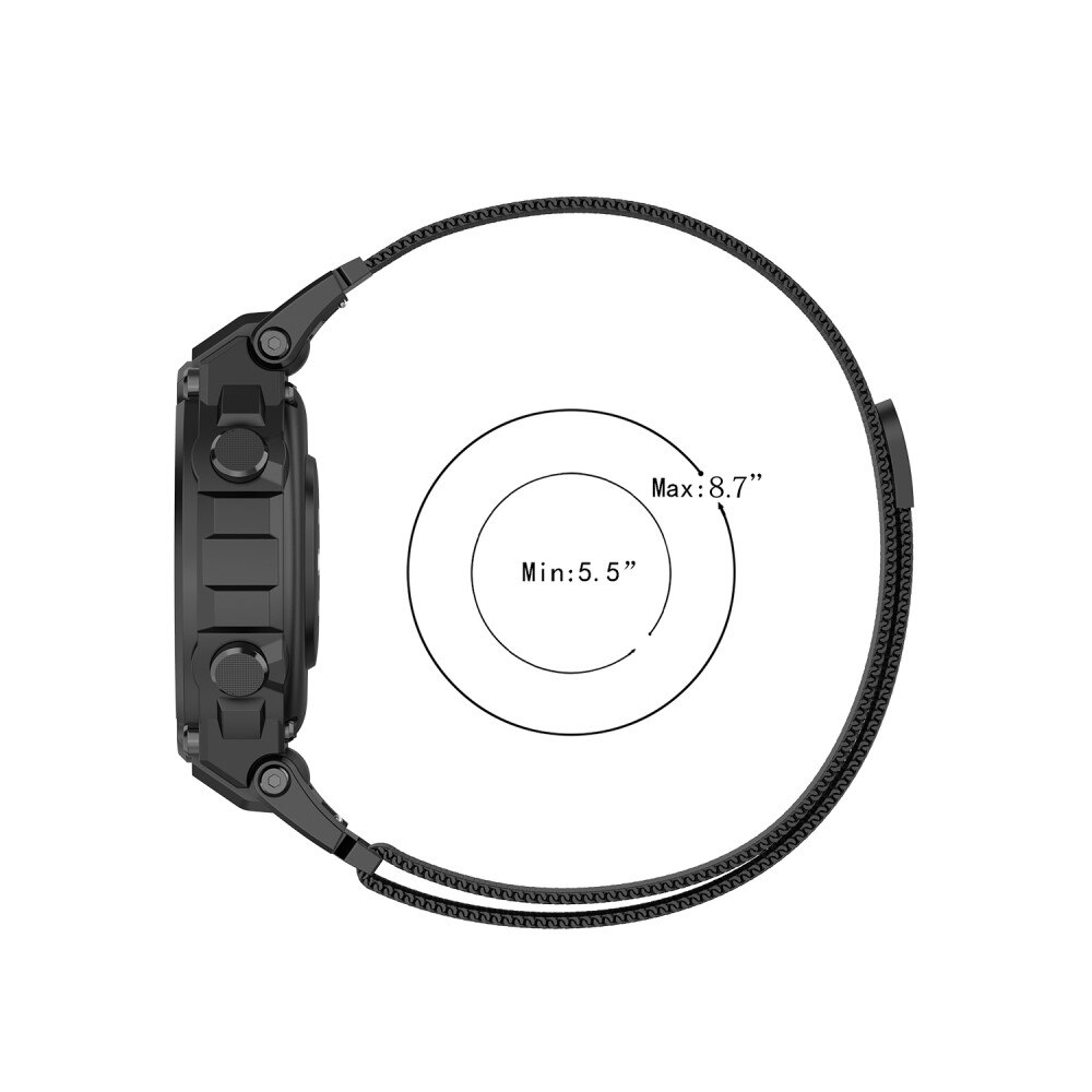Armband Milanese   Svart