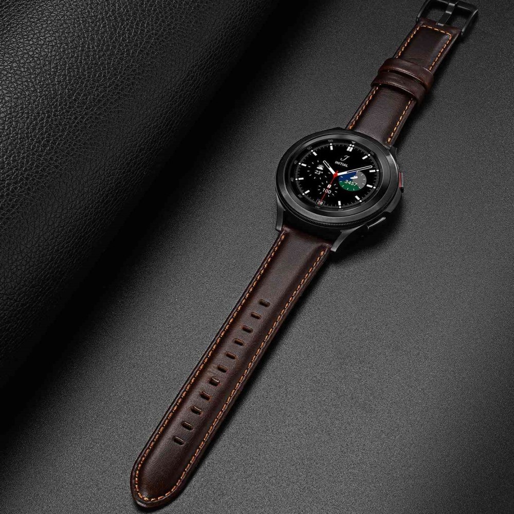 Leather Armband Samsung Galaxy Watch 6 Classic 47mm Brown