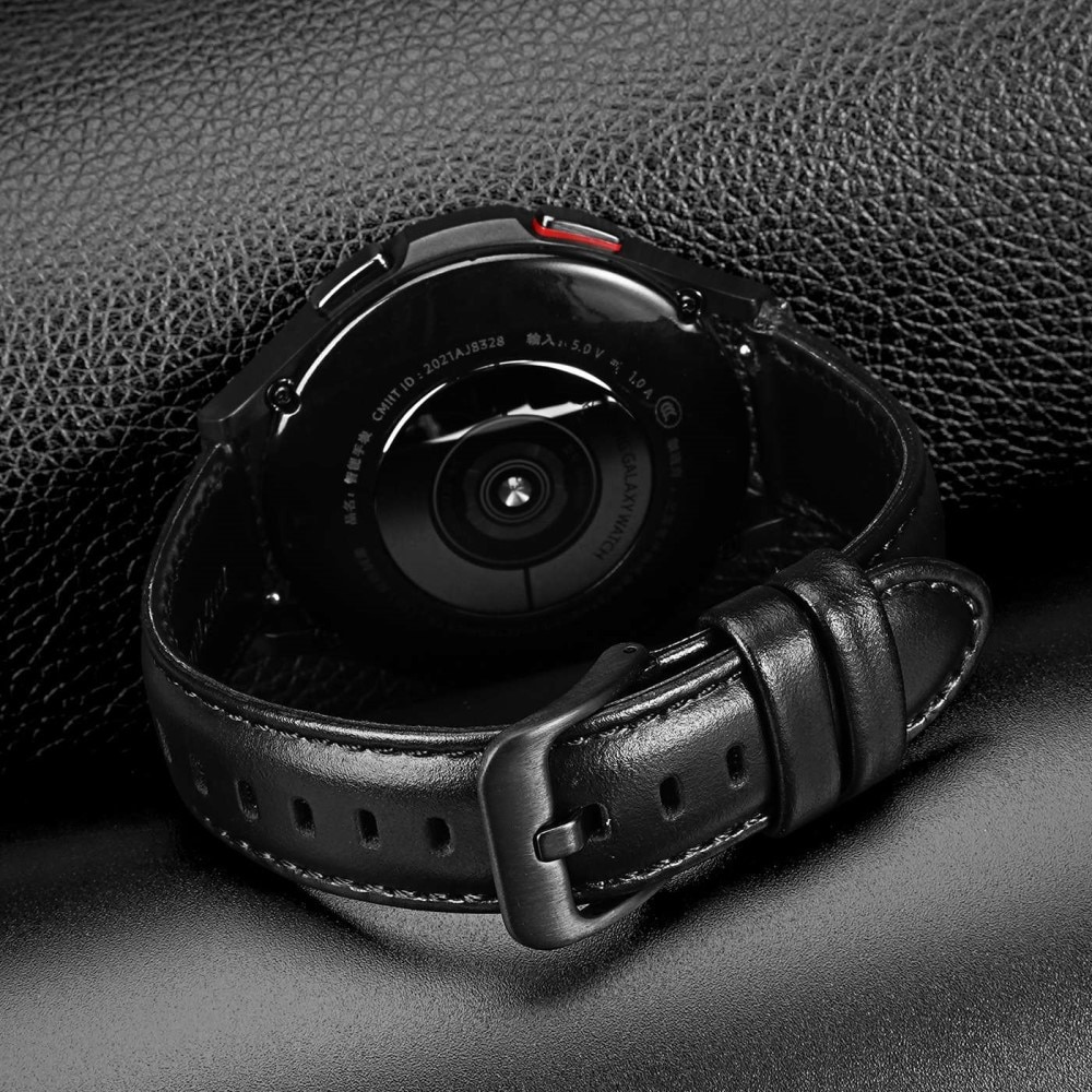 Leather Armband Samsung Galaxy Watch 6 Classic 47mm Black