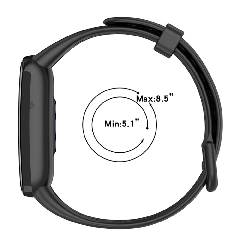 Silikonarmband Sport Xiaomi Mi Band 7 Pro svart