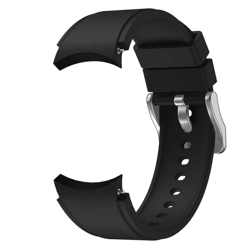 Full Fit Silikonarmband Samsung Galaxy Watch 4 44mm svart
