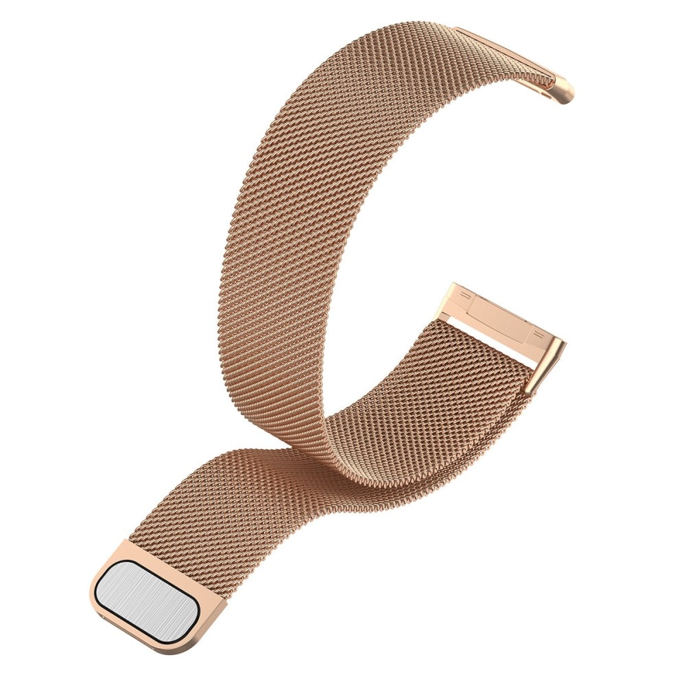 Armband Milanese Fitbit Versa 3/Sense roséguld