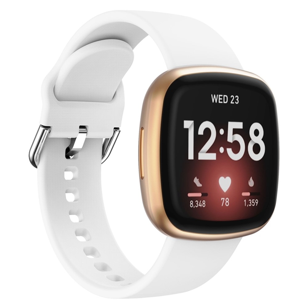 Silikonarmband Fitbit Versa 3 vit