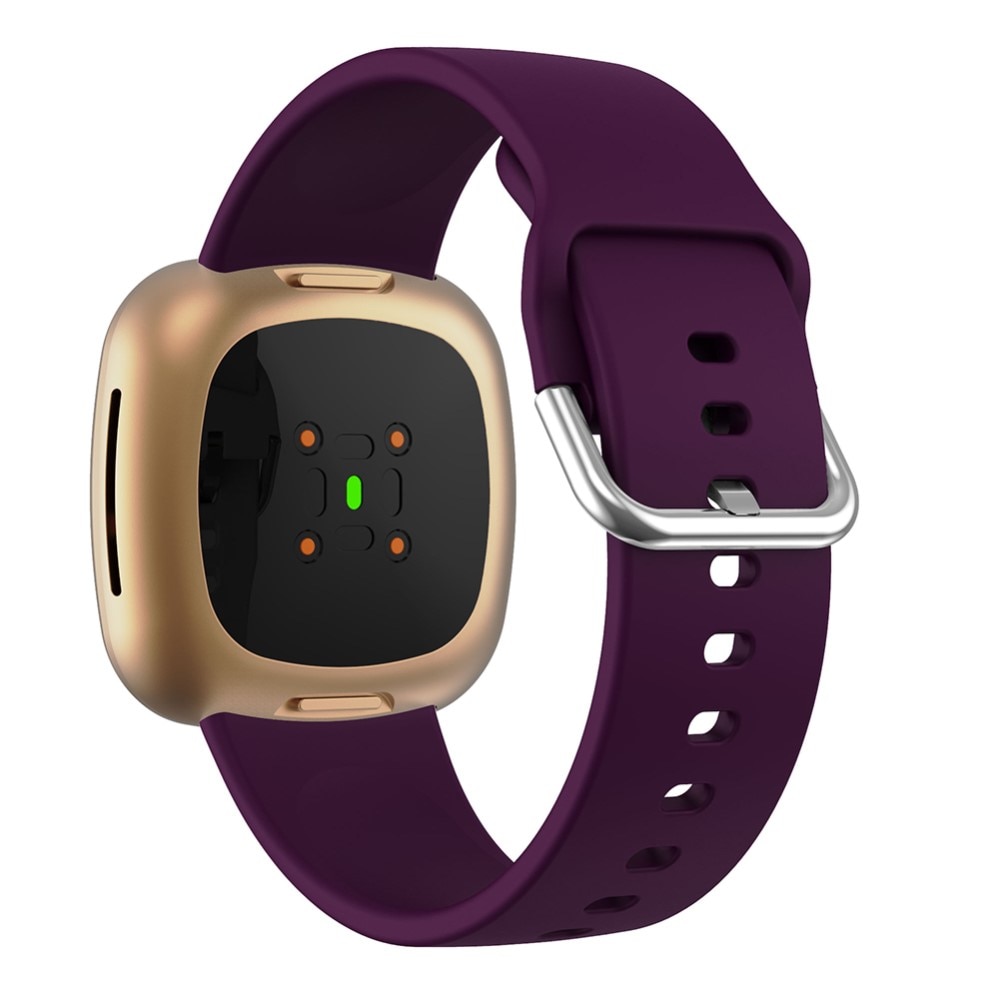 Silikonarmband Fitbit Versa 4 lila