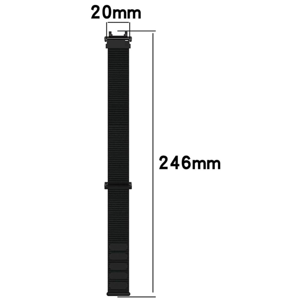 Nylonarmband Amazfit T-Rex 2 Svart