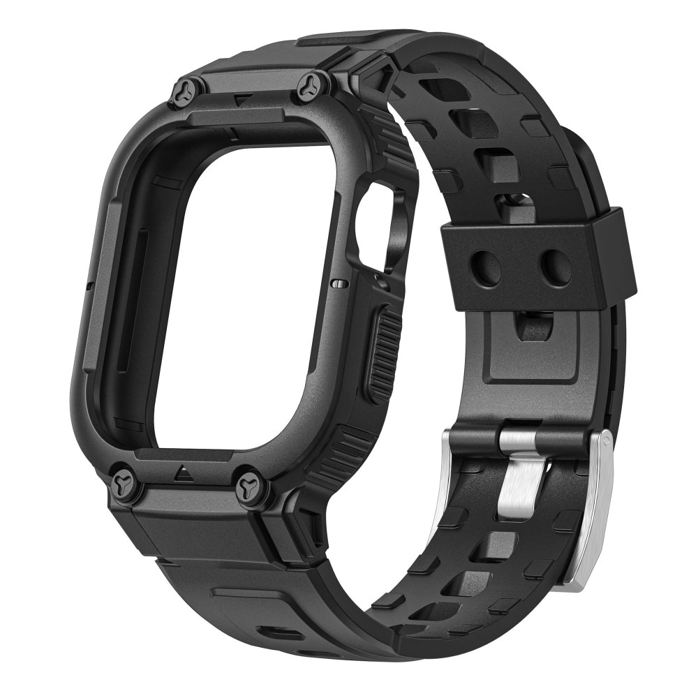 Apple Watch 41mm Series 7 Adventure Skal + Armband svart