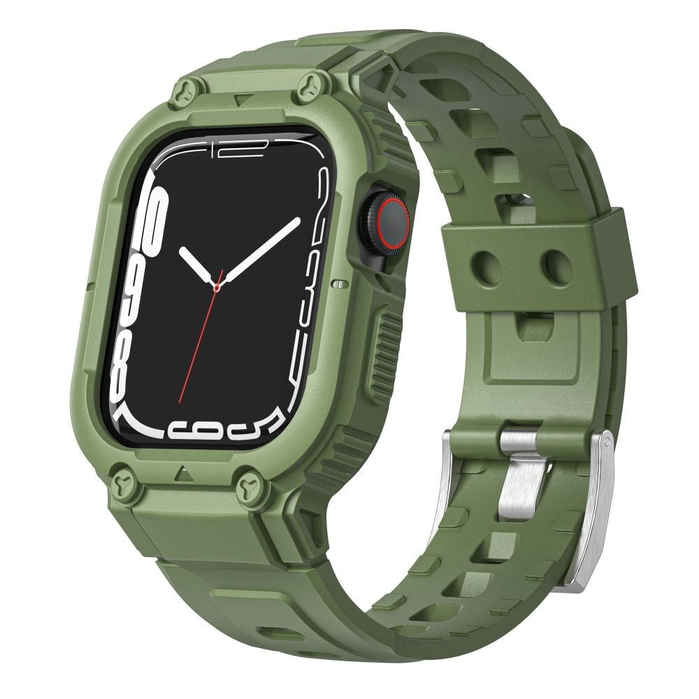 Apple Watch Ultra 2 49mm Adventure Skal + Armband grön