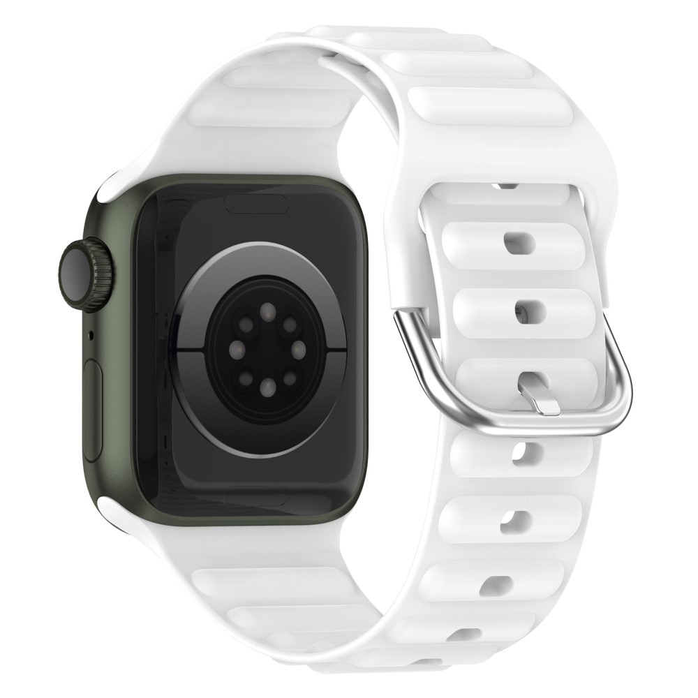 Resistant Silikonarmband Apple Watch Ultra 49mm vit