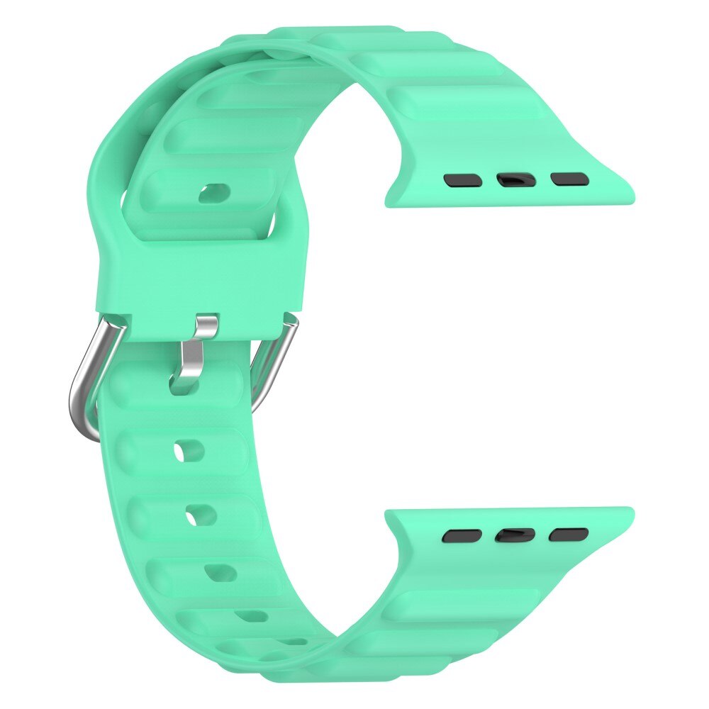 Resistant Silikonarmband Apple Watch 44mm grön