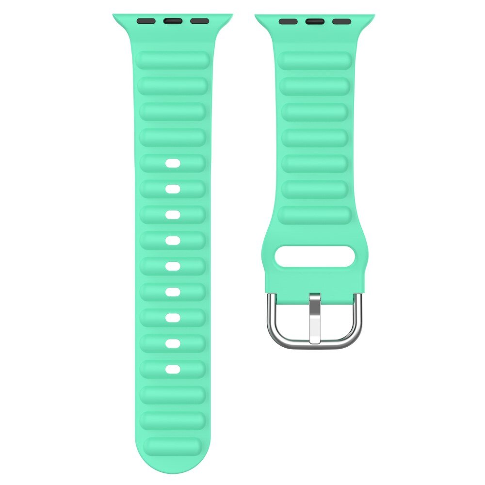 Resistant Silikonarmband Apple Watch 42mm grön