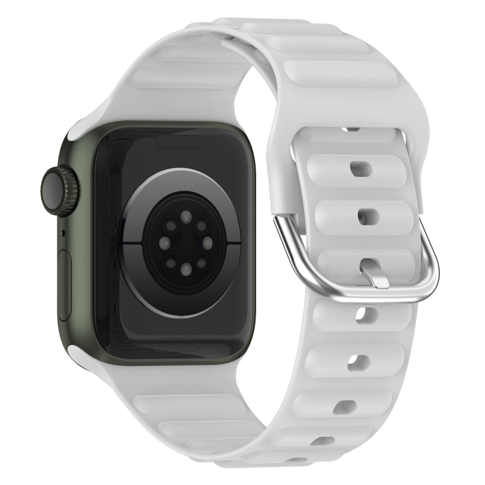 Resistant Silikonarmband Apple Watch 42mm grå