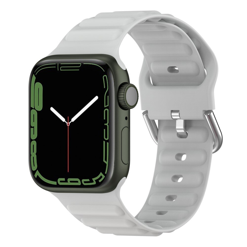 Resistant Silikonarmband Apple Watch SE 44mm grå