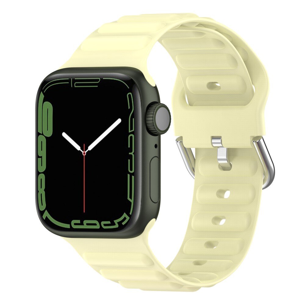 Resistant Silikonarmband Apple Watch SE 40mm ljusgul