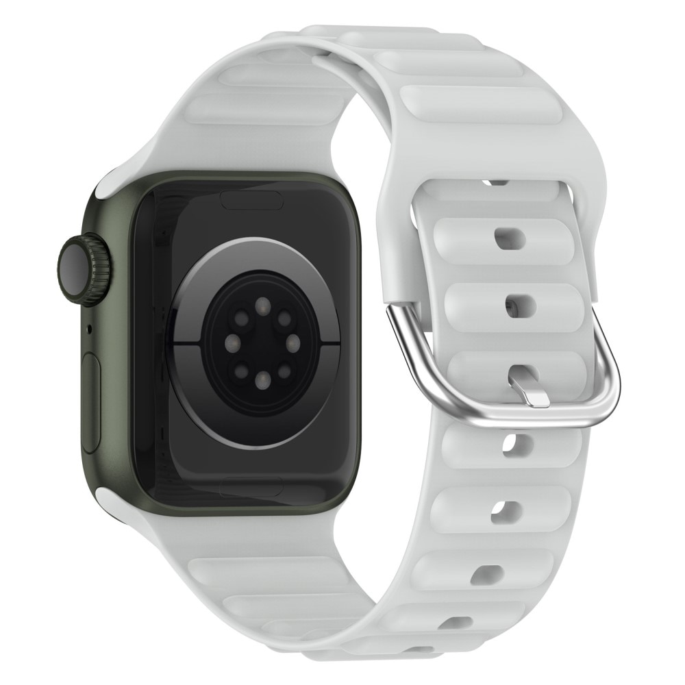 Resistant Silikonarmband Apple Watch 41mm Series 9 grå