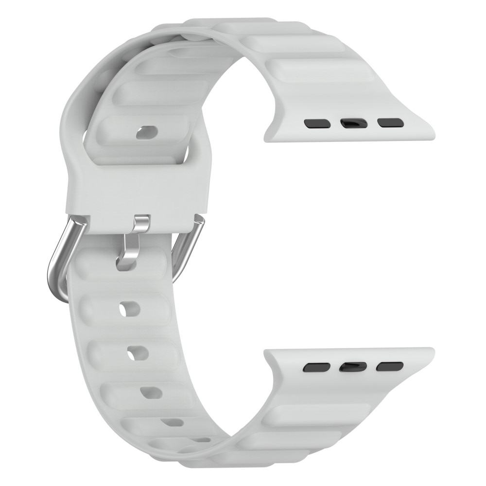 Resistant Silikonarmband Apple Watch 41mm Series 9 grå