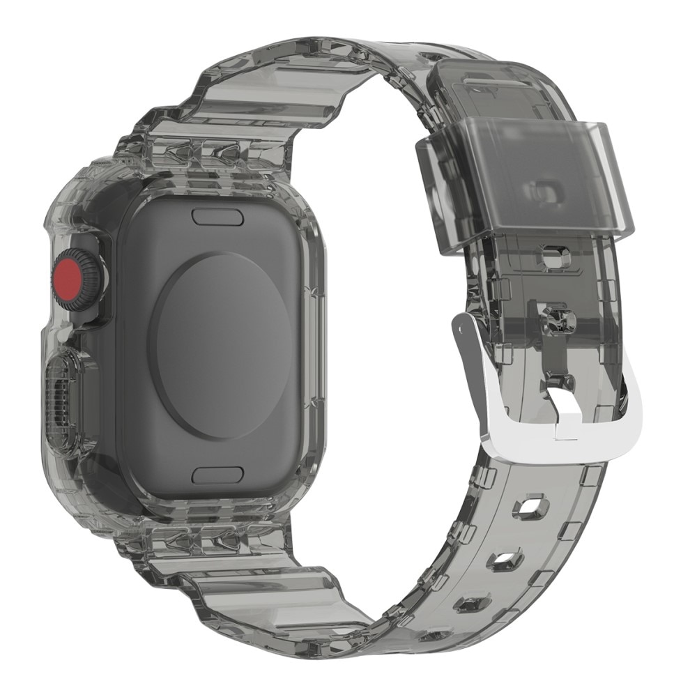 Apple Watch SE 44mm Crystal Skal + Armband grå