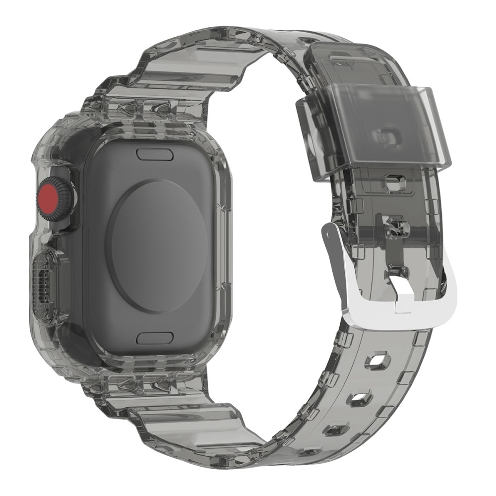 Apple Watch 44mm Crystal Skal + Armband grå