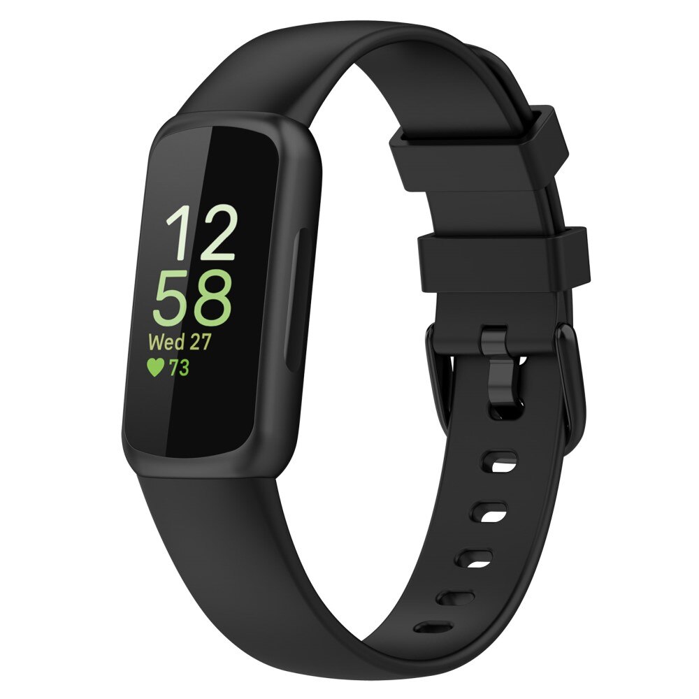 Silikonarmband Fitbit Inspire 3 svart (Large)