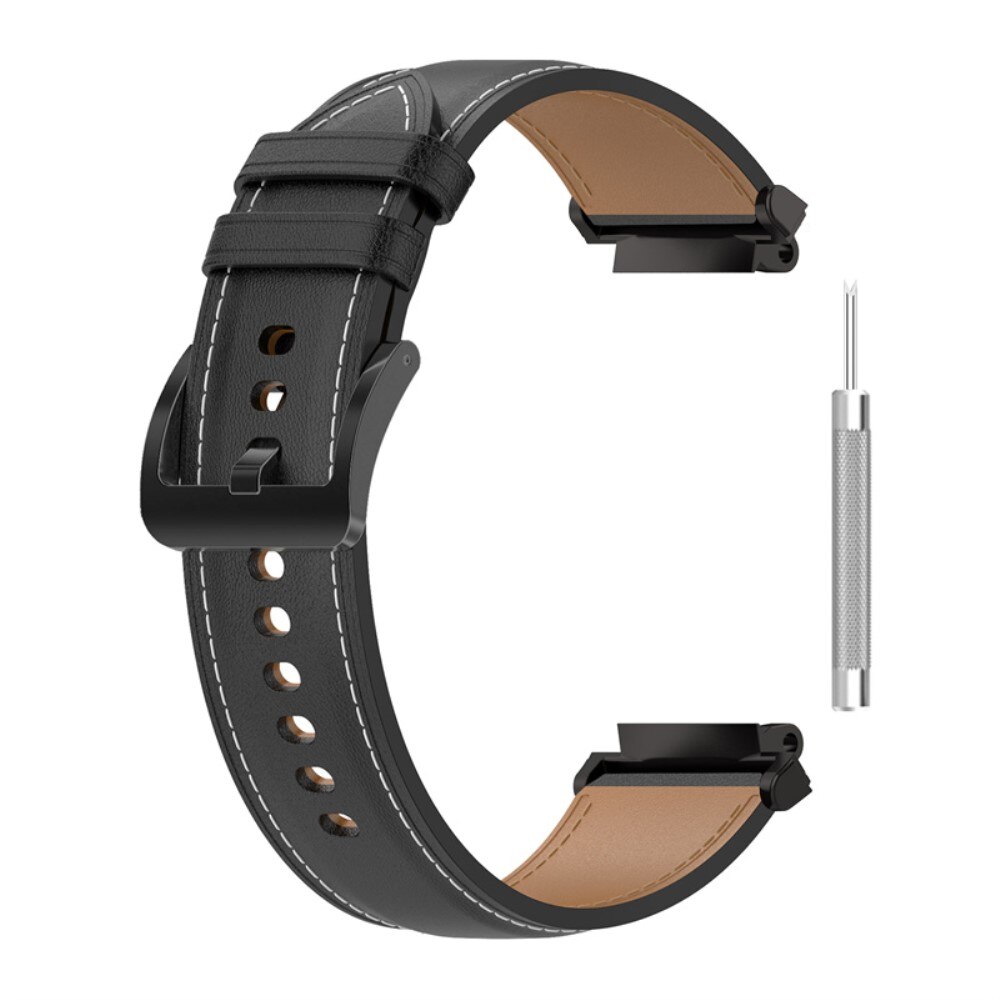 Läderarmband Amazfit T-Rex 2 svart