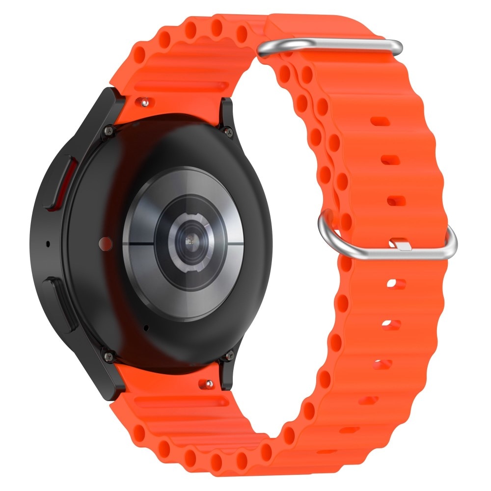 Full Fit Resistant Silikonarmband Samsung Galaxy Watch 4 Classic 42mm orange