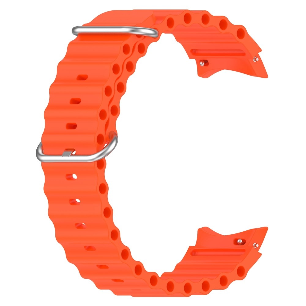 Full Fit Resistant Silikonarmband Samsung Galaxy Watch 4 40mm orange