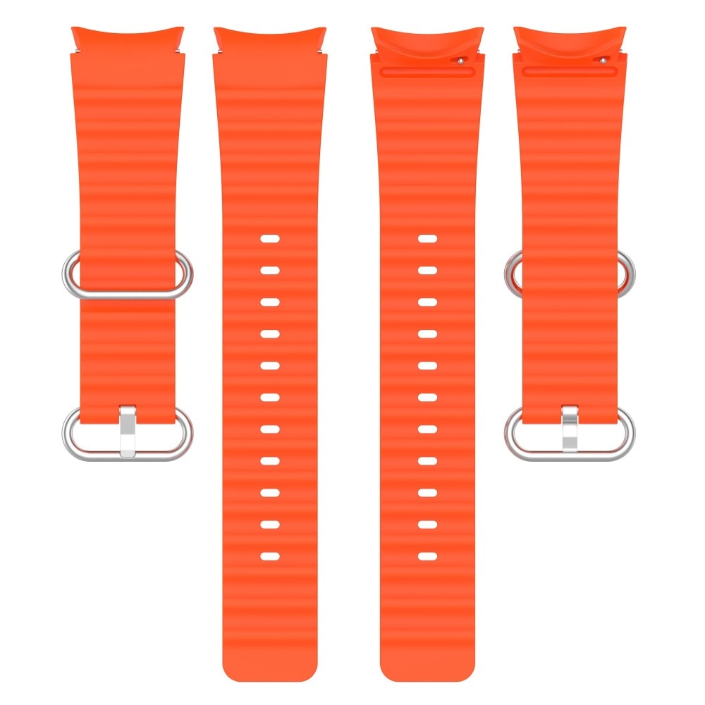 Full Fit Resistant Silikonarmband Samsung Galaxy Watch 5 40mm orange