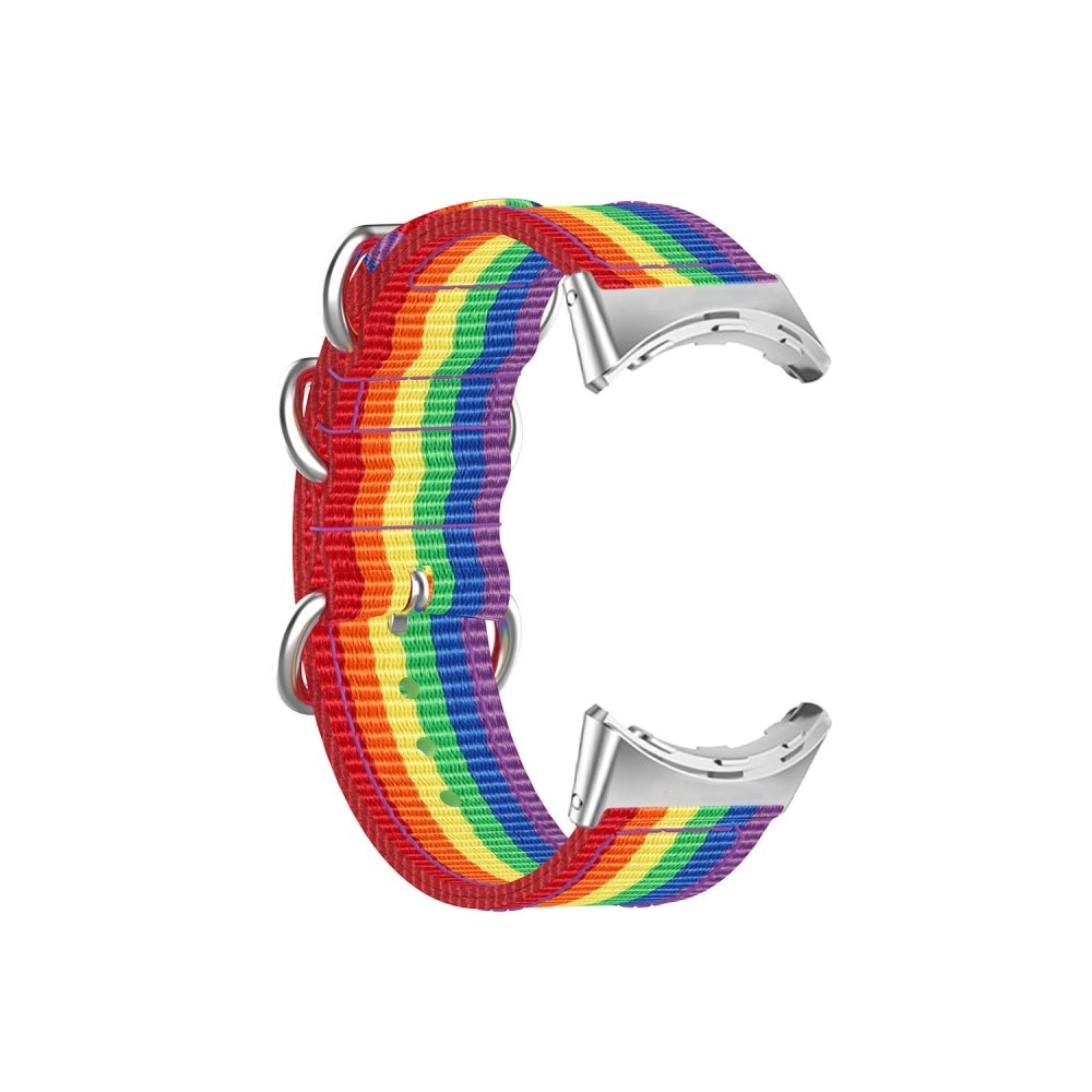 Natoarmband Google Pixel Watch 2 rainbow