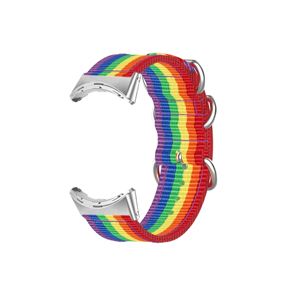 Natoarmband Google Pixel Watch 2 rainbow