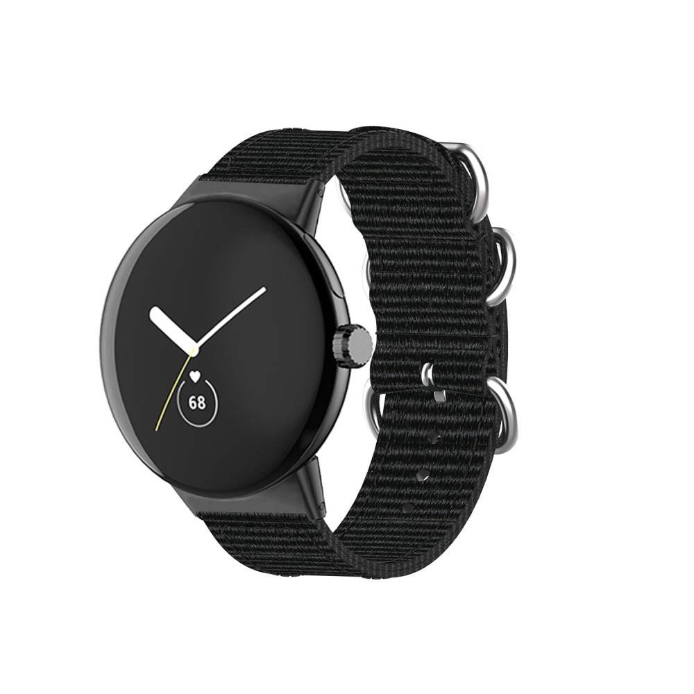 Natoarmband Google Pixel Watch svart