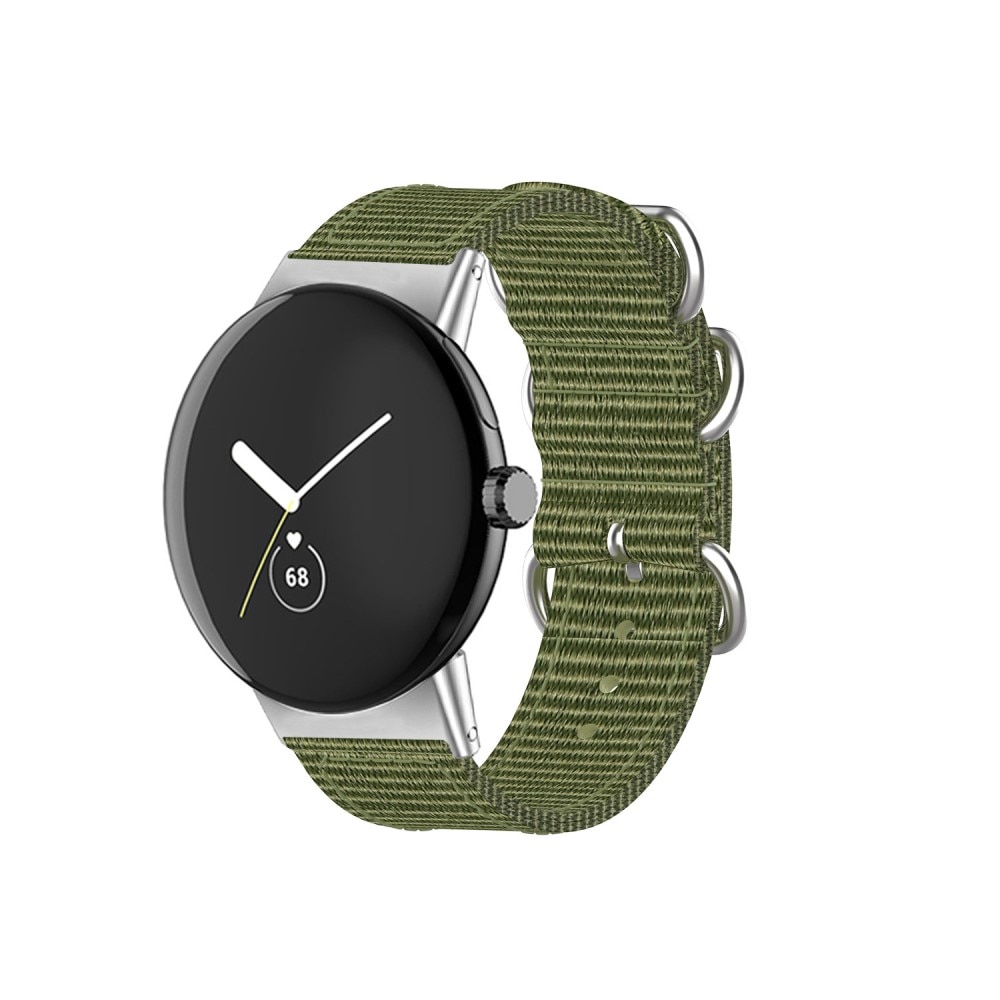 Natoarmband Google Pixel Watch 2 grön