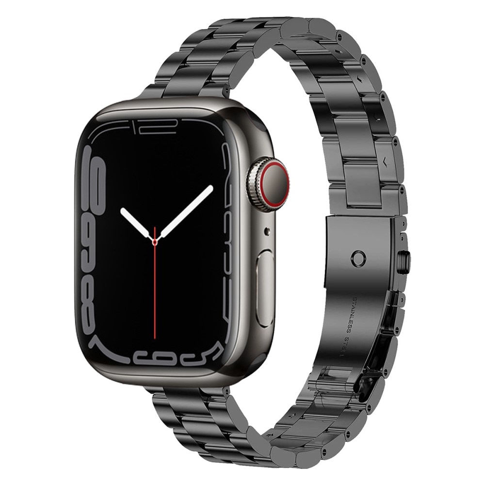 Slim Metallarmband Apple Watch 41mm Series 9 svart