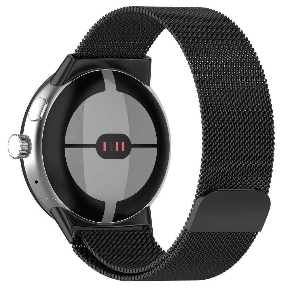 Armband Milanese Google Pixel Watch 3 45mm Svart