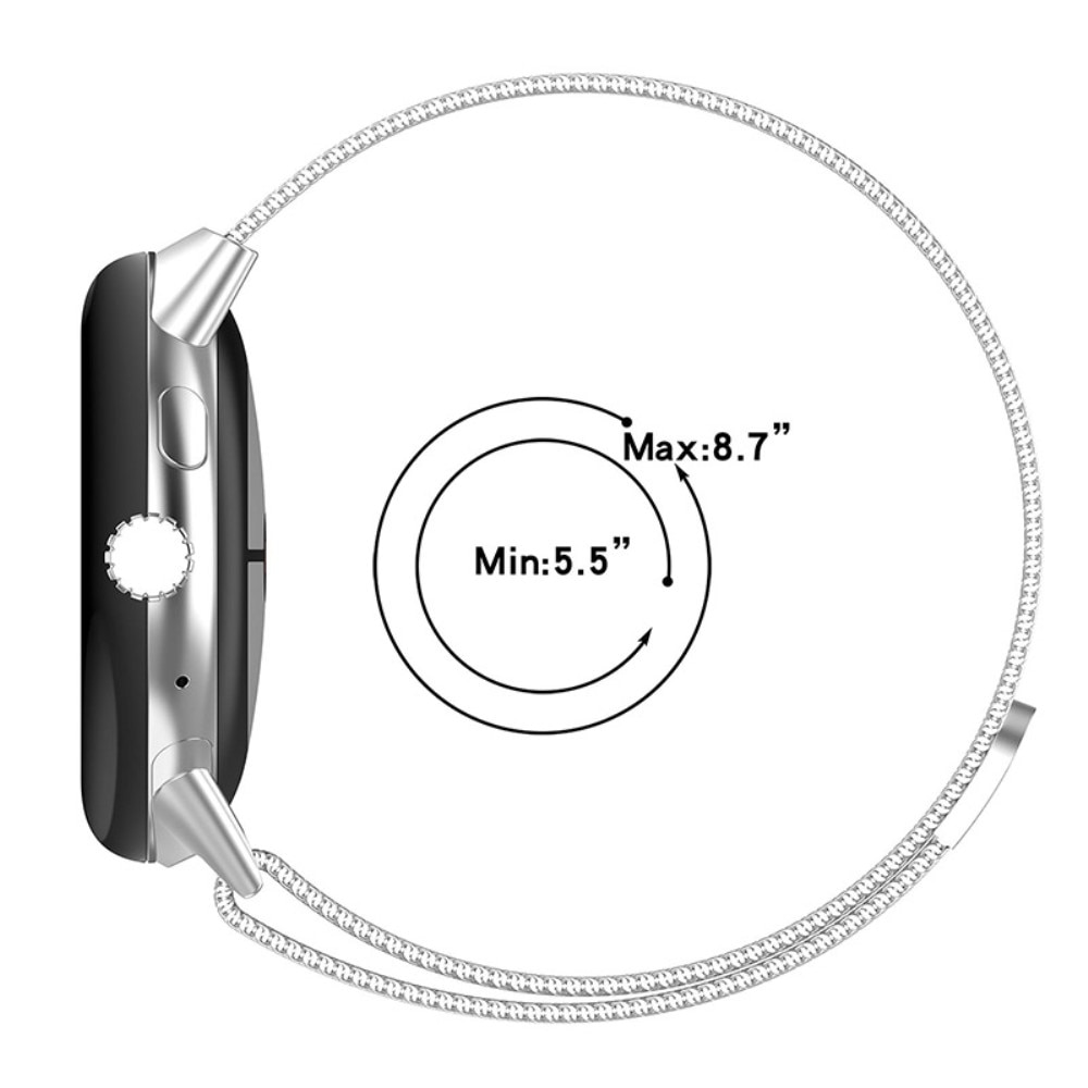 Armband Milanese Google Pixel Watch Silver