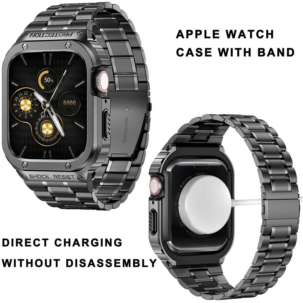 Apple Watch 41mm Series 7 Full Metal Armband mörkgrå