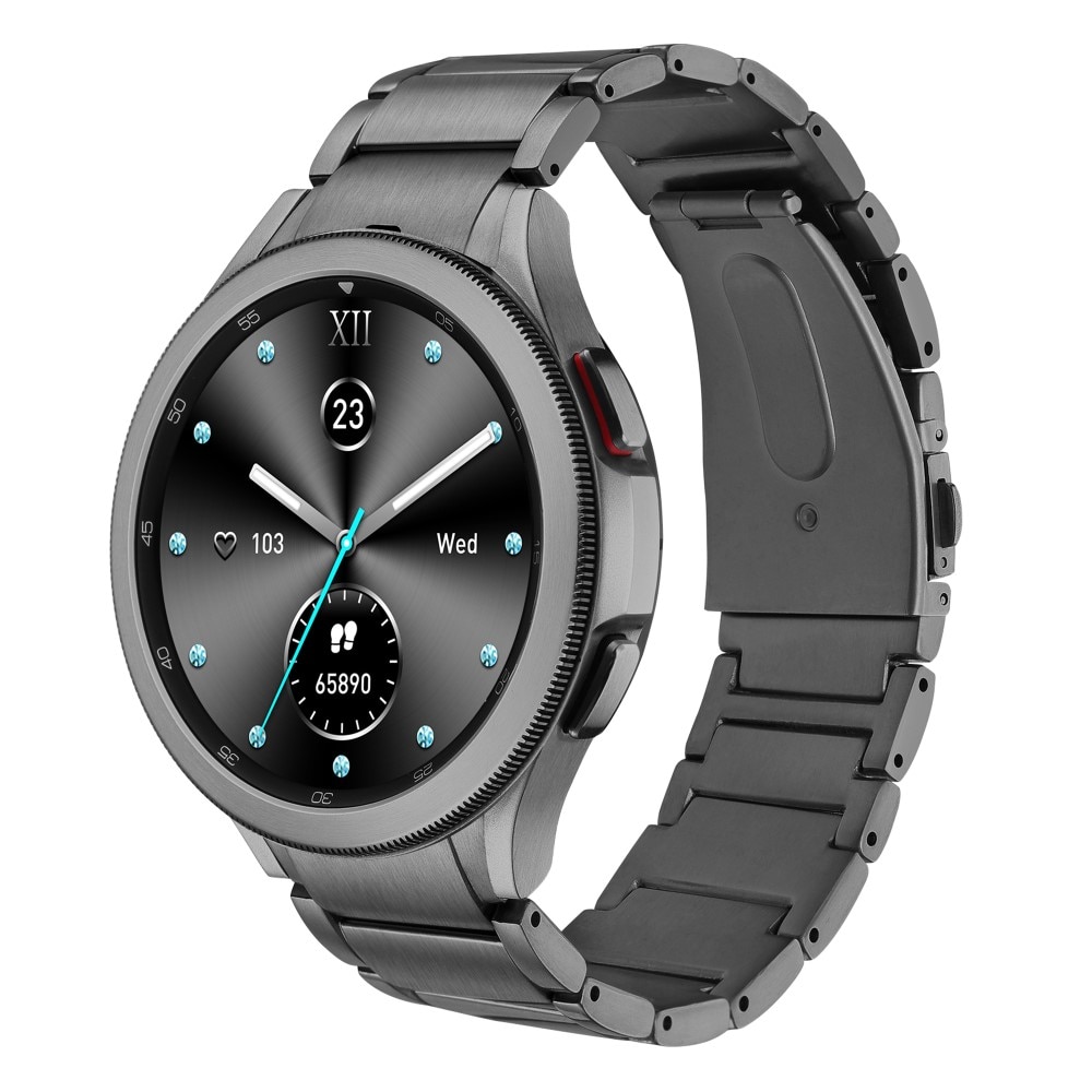 Titanarmband Full Fit Samsung Galaxy Watch 4 40mm grå