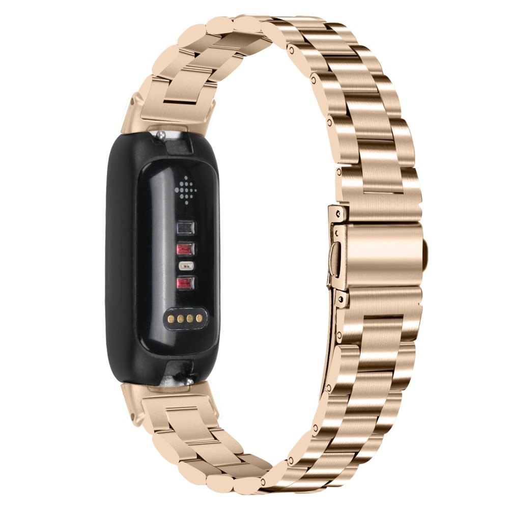 Metallarmband Fitbit Inspire 3 champagneguld