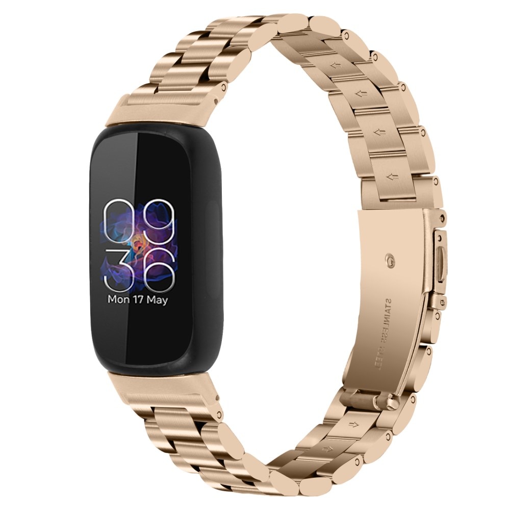 Metallarmband Fitbit Inspire 3 champagneguld