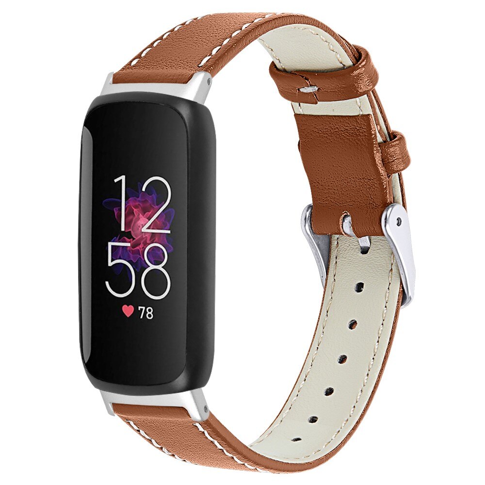 Läderarmband Fitbit Inspire 3 Brun