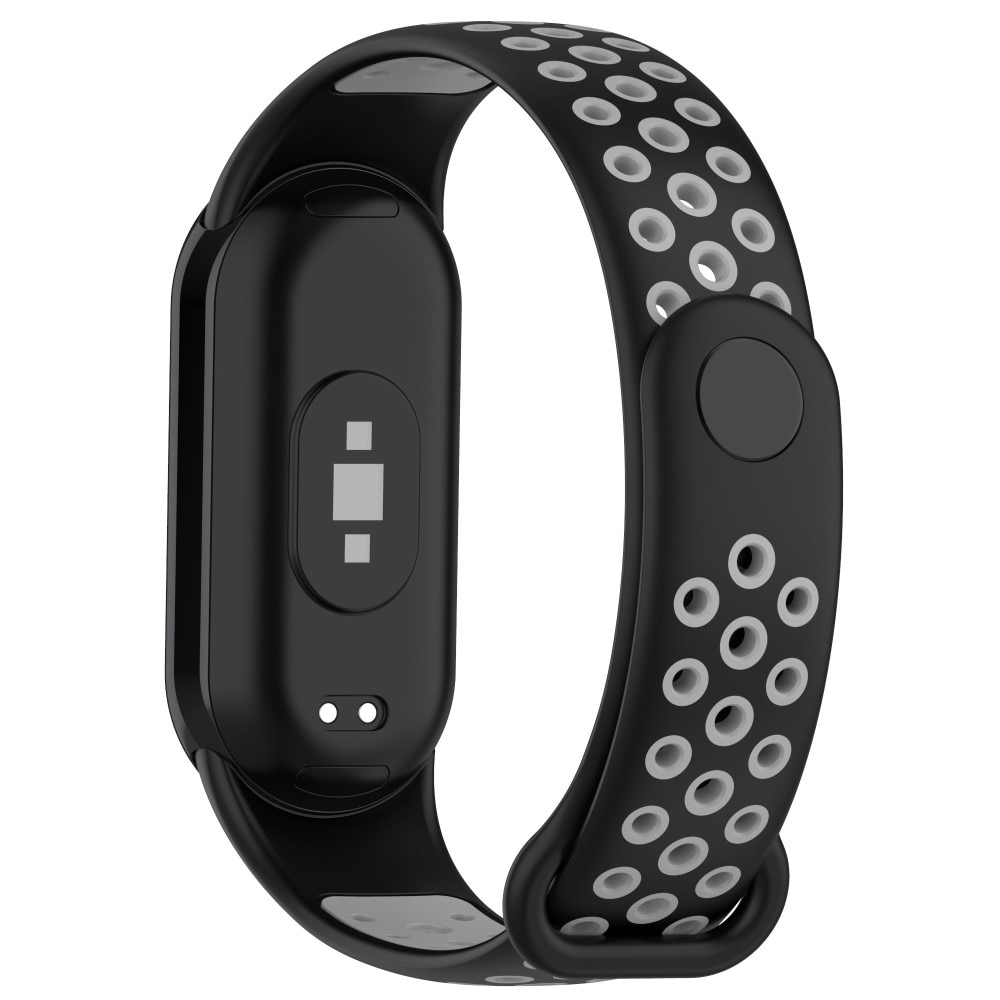 Silikonarmband Sport Xiaomi Smart Band 8 grå