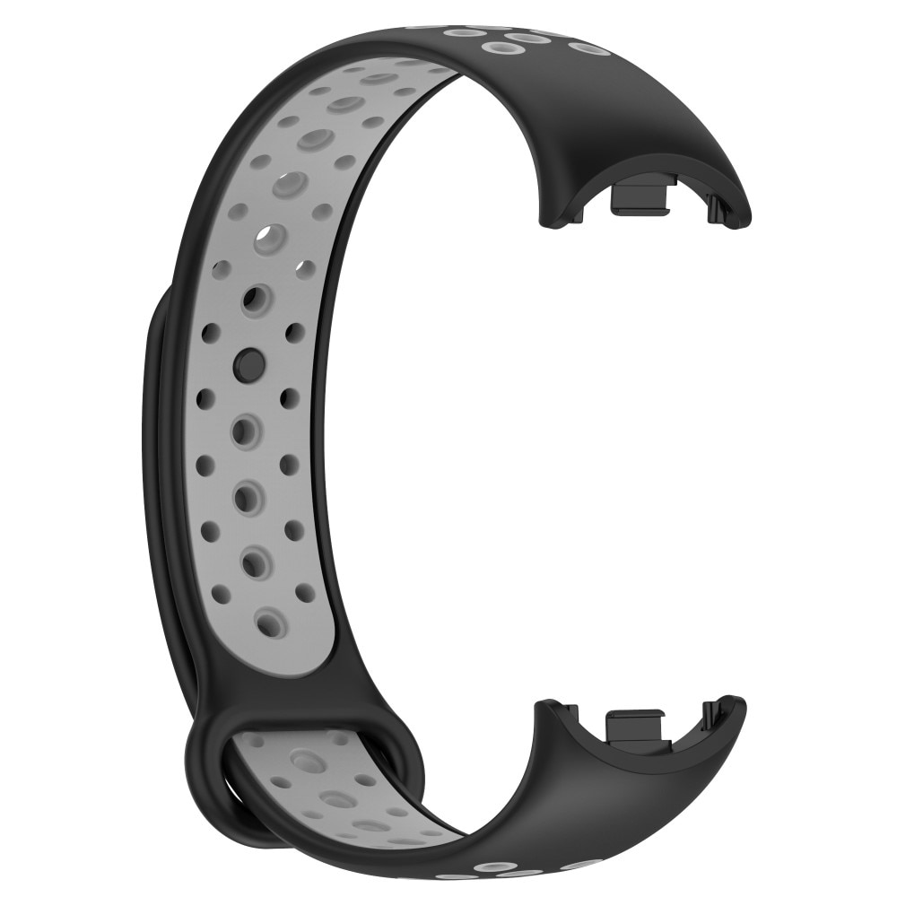 Silikonarmband Sport Xiaomi Smart Band 8 grå