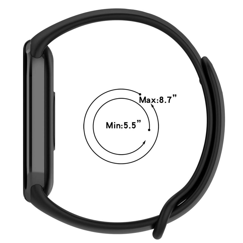 Silikonarmband Xiaomi Smart Band 8 svart